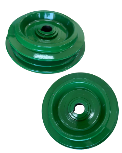 Imagem do produto Semi polia do acionamento da caixa navalha - CE18641 - Colheitadeiras John Deere